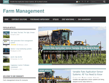 Tablet Screenshot of farmmanagement.pro